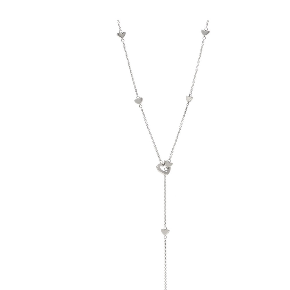 Authentic Tiffany’s sterling silver heart lariat necklace - Picture 3 of 6